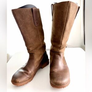 Bogs Bobby Tall - Waterproof Leather - Suede Winter Boots  - Size 10